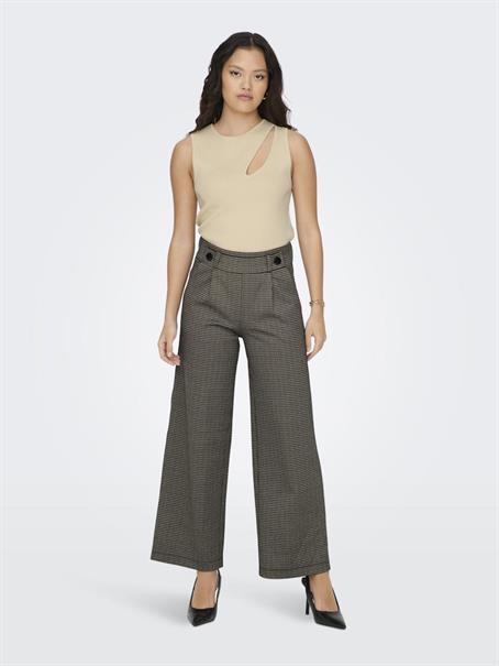 JDYGEGGO MIA LONG CHECK PANT JRS NOOS cobblestone1