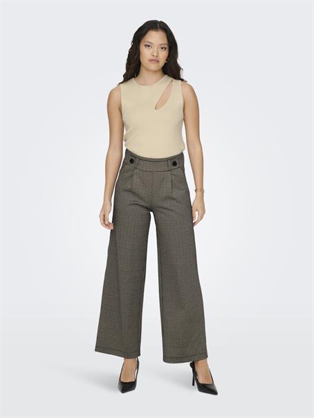 JDYGEGGO MIA LONG CHECK PANT JRS NOOS cobblestone1