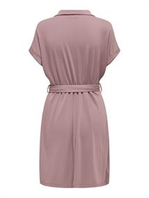 JDYHAZEL S/S MODAL BELT DRESS JRS woodrose