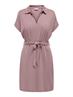 JDYHAZEL S/S MODAL BELT DRESS JRS woodrose