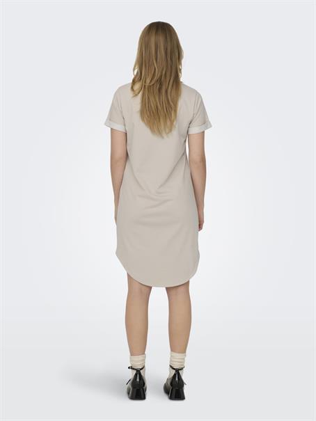 JDYIVY S/S DRESS JRS NOOS chateau gray