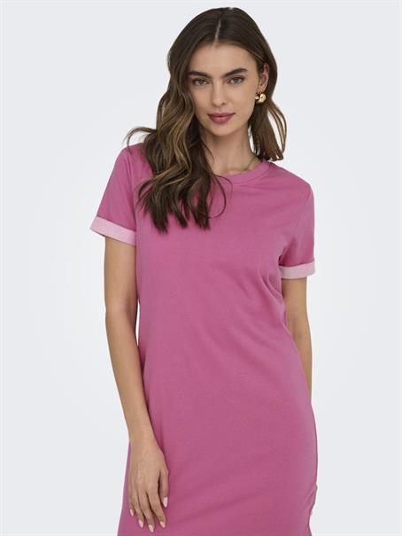 JDYIVY S/S DRESS JRS NOOS ibis rose