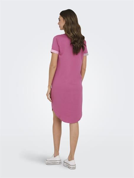 JDYIVY S/S DRESS JRS NOOS ibis rose