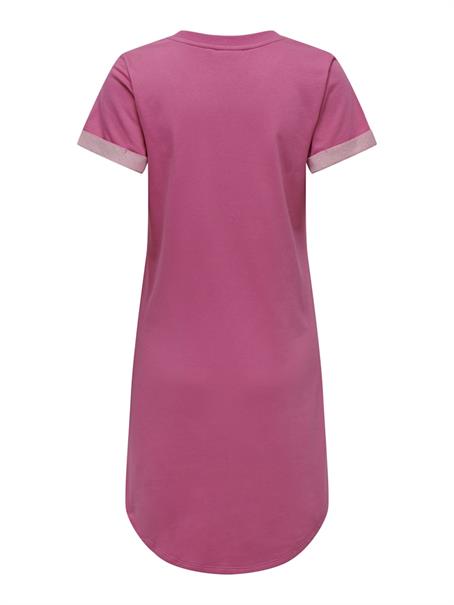 JDYIVY S/S DRESS JRS NOOS ibis rose