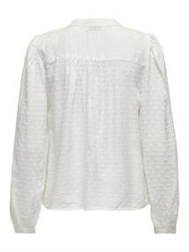 JDYJADE LIFE L/S DOBBY LACE SHIRT WVN cloud dancer