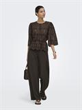 JDYJOJO 3/4 ANGLAISE SHIRT WVN chocolate brown