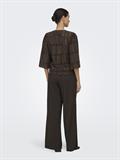 JDYJOJO 3/4 ANGLAISE SHIRT WVN chocolate brown