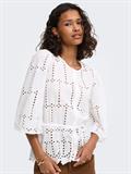 JDYJOJO 3/4 ANGLAISE SHIRT WVN cloud dancer