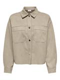 JDYJULLE L/S FAKE SUEDE SHIRT JRS NOOS oxford tan