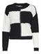 JDYJUSTY L/S MIX STRUC PULLOVER KNT NOOS black