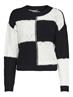 JDYJUSTY L/S MIX STRUC PULLOVER KNT NOOS black