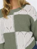 JDYJUSTY L/S MIX STRUC PULLOVER KNT NOOS sea spray