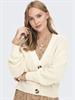 JDYJUSTY L/S SHORT CARDIGAN KNT NOOS eggnog