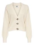 JDYJUSTY L/S SHORT CARDIGAN KNT NOOS eggnog