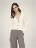 JDYJUSTY L/S SHORT CARDIGAN KNT NOOS eggnog
