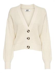 JDYJUSTY L/S SHORT CARDIGAN KNT NOOS eggnog