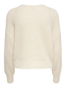 JDYJUSTY L/S SHORT CARDIGAN KNT NOOS eggnog