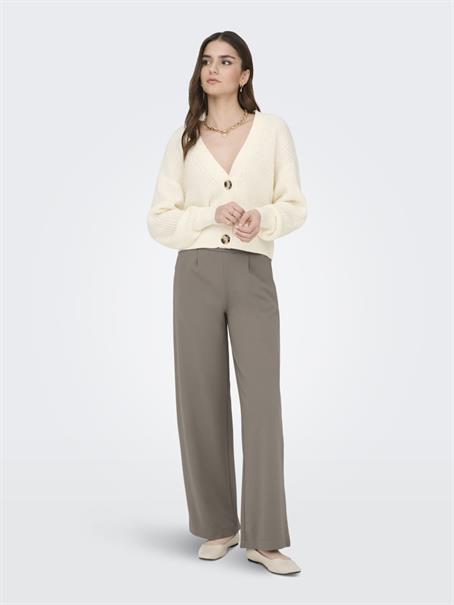 JDYJUSTY L/S SHORT CARDIGAN KNT NOOS eggnog