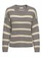JDYJUSTY L/S STRIPE PULLOVER KNT NOOS driftwood