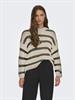 JDYJUSTY L/S STRIPE PULLOVER KNT NOOS eggnog1