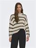 JDYJUSTY L/S STRIPE PULLOVER KNT NOOS eggnog1