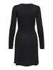 JDYKATE L/S O-NECK DRESS KNT black
