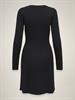 JDYKATE L/S O-NECK DRESS KNT black