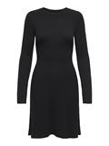 JDYKATE L/S O-NECK DRESS KNT black