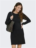 JDYKATE L/S O-NECK DRESS KNT black