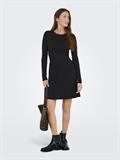 JDYKATE L/S O-NECK DRESS KNT black
