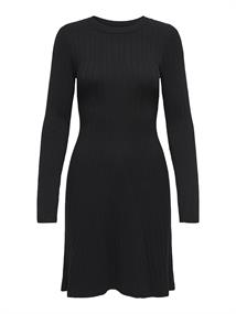 JDYKATE L/S O-NECK DRESS KNT black