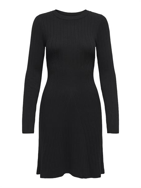 JDYKATE L/S O-NECK DRESS KNT black