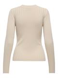 JDYKATE L/S PULLOVER KNT sandshell