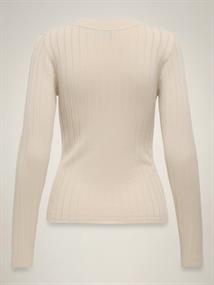 JDYKATE L/S PULLOVER KNT sandshell