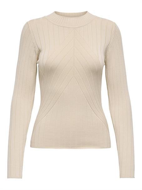 JDYKATE L/S PULLOVER KNT sandshell