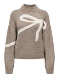 JDYKILIAN L/S HN JACQUARD PULLOVER KNT fossil