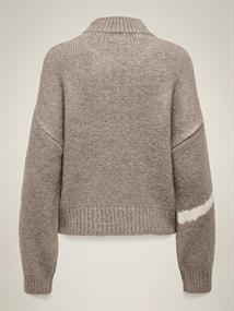 JDYKILIAN L/S HN JACQUARD PULLOVER KNT fossil