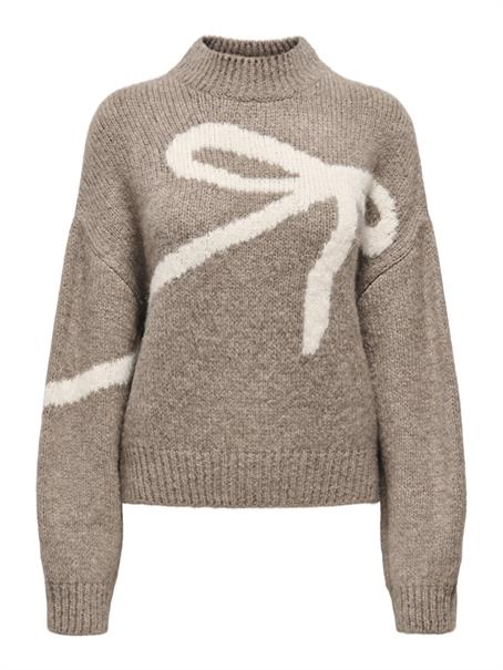 JDYKILIAN L/S HN JACQUARD PULLOVER KNT fossil