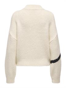 JDYKILIAN L/S HN JACQUARD PULLOVER KNT whitecap gray