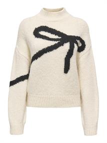 JDYKILIAN L/S HN JACQUARD PULLOVER KNT whitecap gray