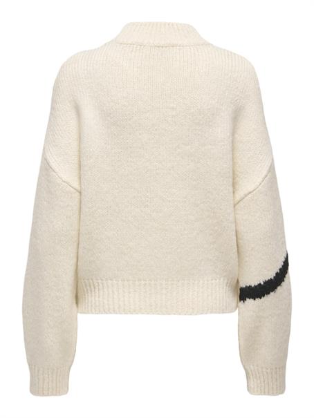 JDYKILIAN L/S HN JACQUARD PULLOVER KNT whitecap gray
