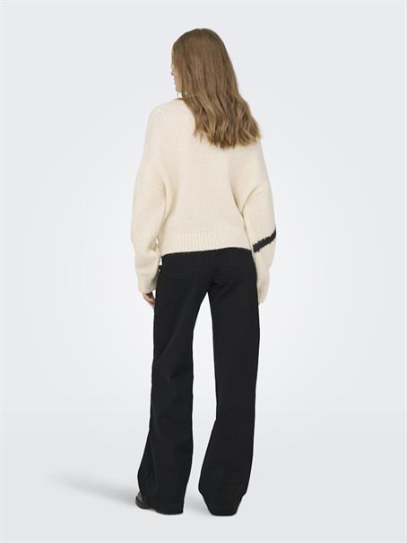 JDYKILIAN L/S HN JACQUARD PULLOVER KNT whitecap gray