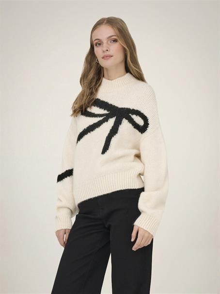 JDYKILIAN L/S HN JACQUARD PULLOVER KNT whitecap gray