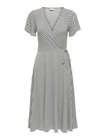 JDYKIRKBY S/S WRAP DRESS JRS tapioca