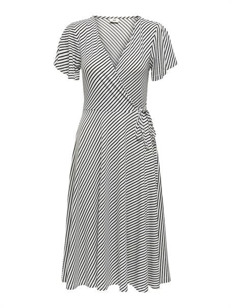 JDYKIRKBY S/S WRAP DRESS JRS tapioca