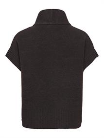 JDYLEA S/L HN 2WAY ZIP VEST KNT NOOS chocolate torte