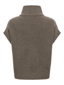 JDYLEA S/L HN 2WAY ZIP VEST KNT NOOS falcon