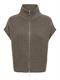 JDYLEA S/L HN 2WAY ZIP VEST KNT NOOS falcon