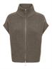 JDYLEA S/L HN 2WAY ZIP VEST KNT NOOS falcon