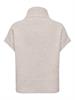 JDYLEA S/L HN 2WAY ZIP VEST KNT NOOS natural melange
